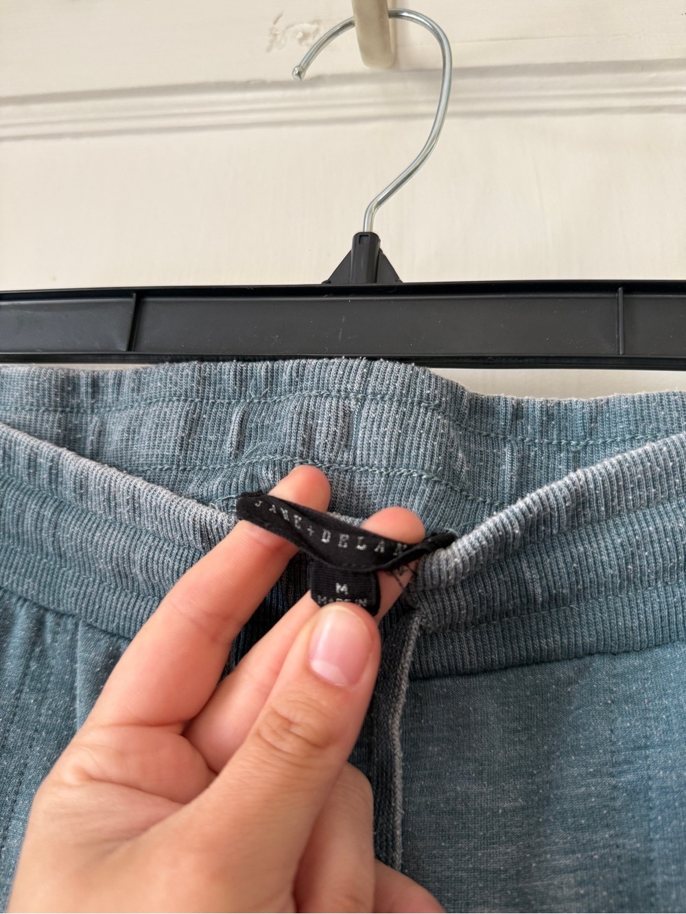 Jane & Delancey Slate Blue Drawstring Joggers - Picture 7 of 11